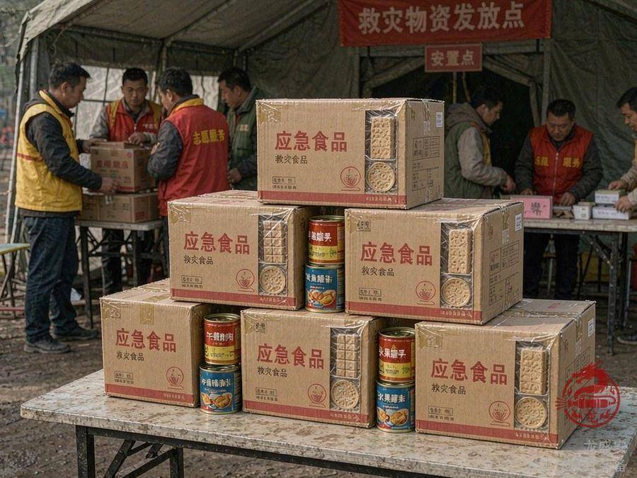 应急食品(压缩饼干、罐头)